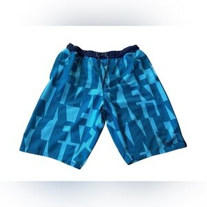 Nike Swim Trunks 11” Inseam Drawstring Men Size Large